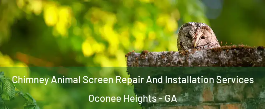 Chimney Animal Screen Repair And Installation Services Oconee Heights - GA