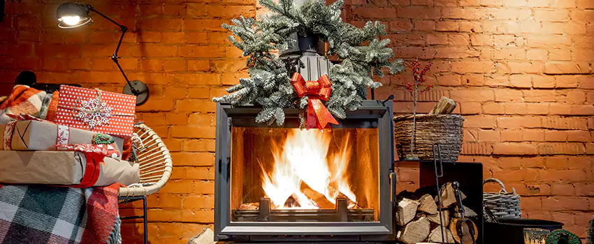 Travis Industries Linear Gas Fireplace Installation in Oconee Heights, Georgia