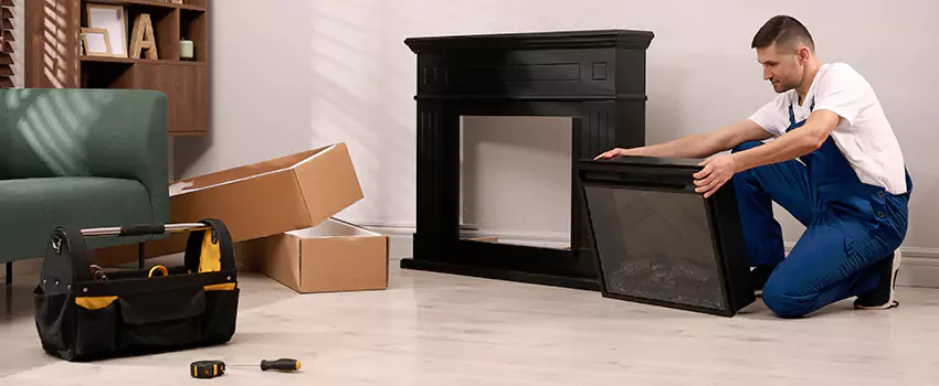 Old Rusted Metal Fireplace Repair And Replacement in Oconee Heights, GA